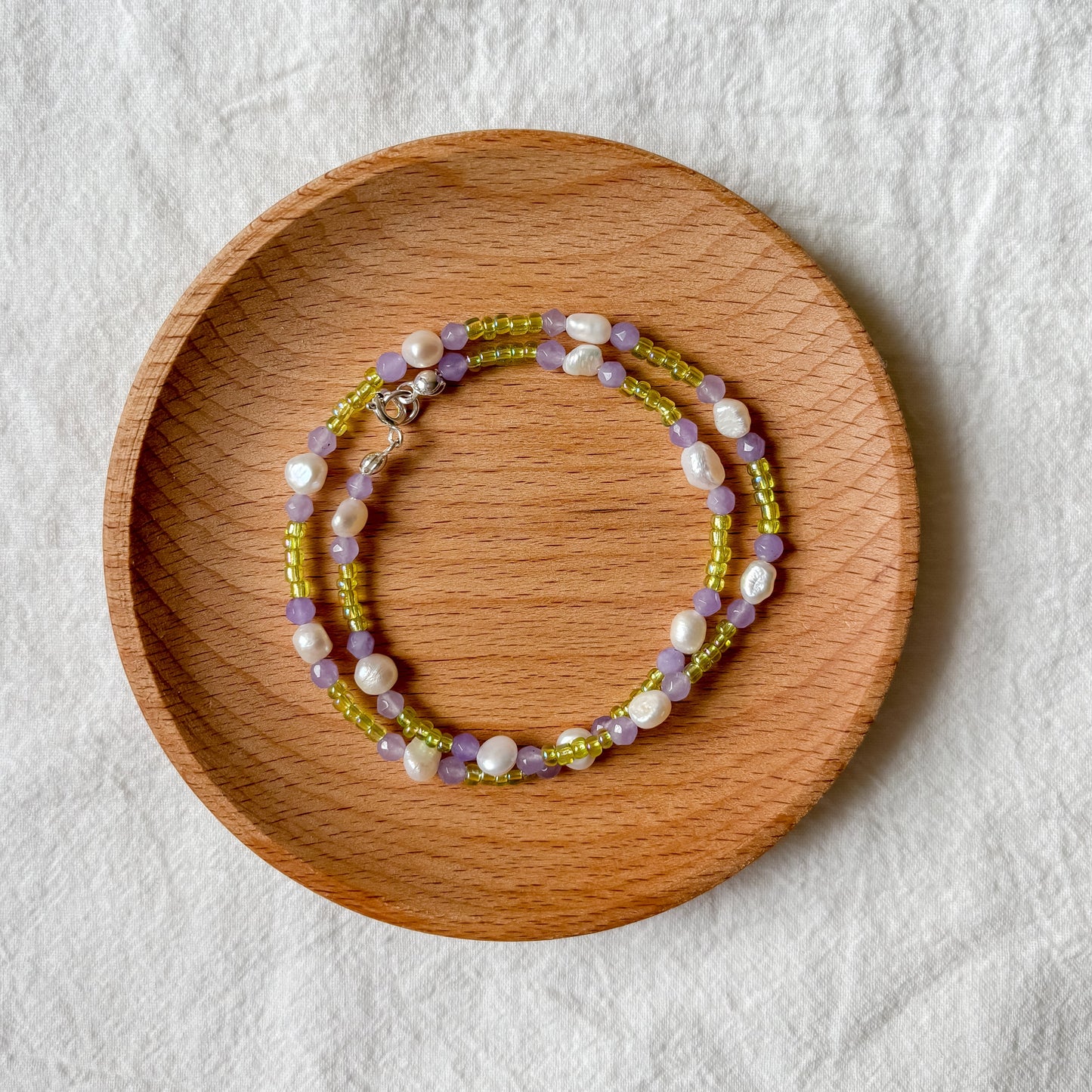 Necklace "Grapejuice"