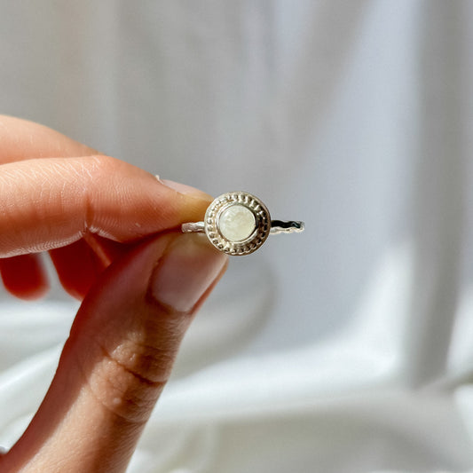 Moonstone ring 17.5