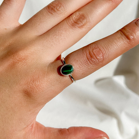 Malachite ring 17
