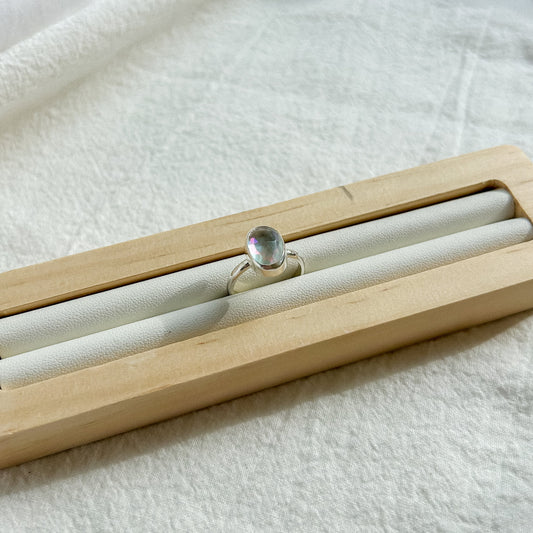 Crystal Quartz ring 16.5