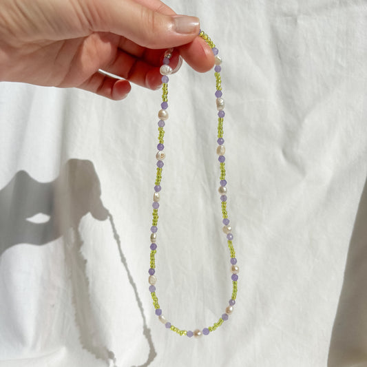 Necklace "Grapejuice"