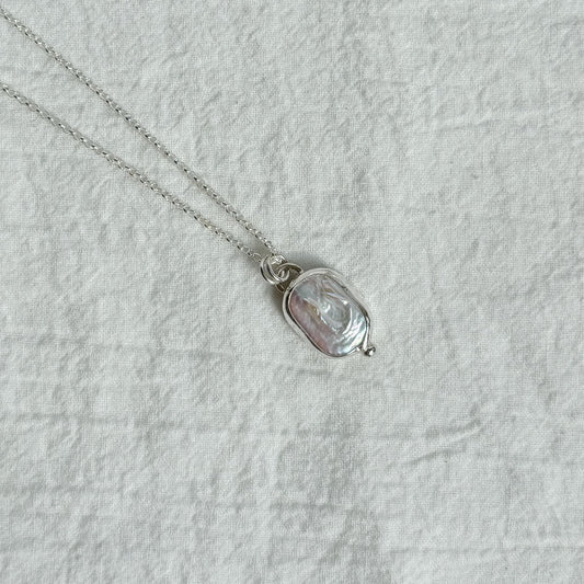 Keshi pearl necklace