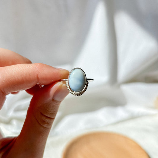 Blue Opal ring 18