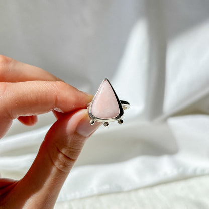 Pink Opal ring 17