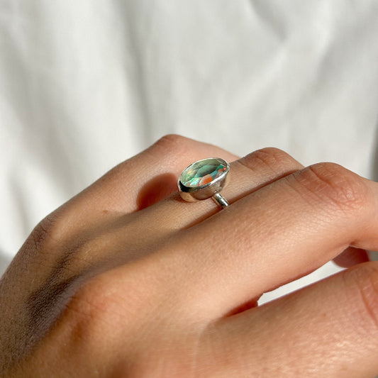 Crystal Quartz ring 16.5